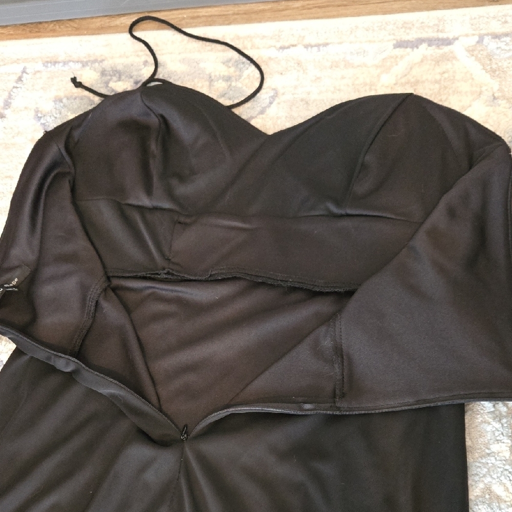Blu Sage Black Halter Maxi Dress - Picture 8 of 8